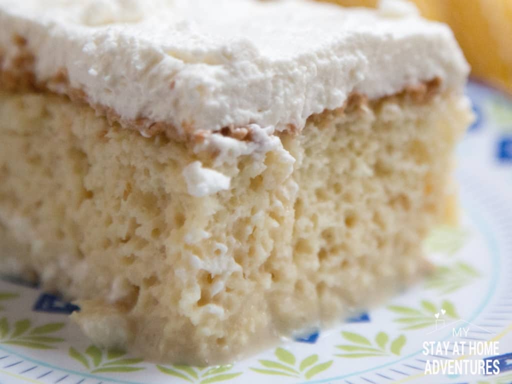 Puerto Rican Cake made with Media Crema