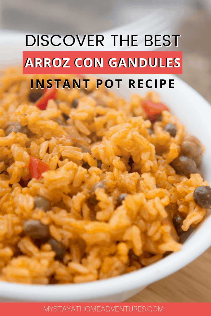 Love Puerto Rican recipes and Instant Pot? You can create arroz con gandules/ rice with pigeon peas using your instant pot or any other electric instant cooker. via @mystayathome