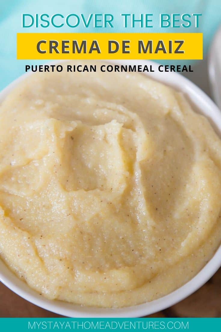 Crema de Maiz or Puerto Rican Cornmeal Cereal Recipe