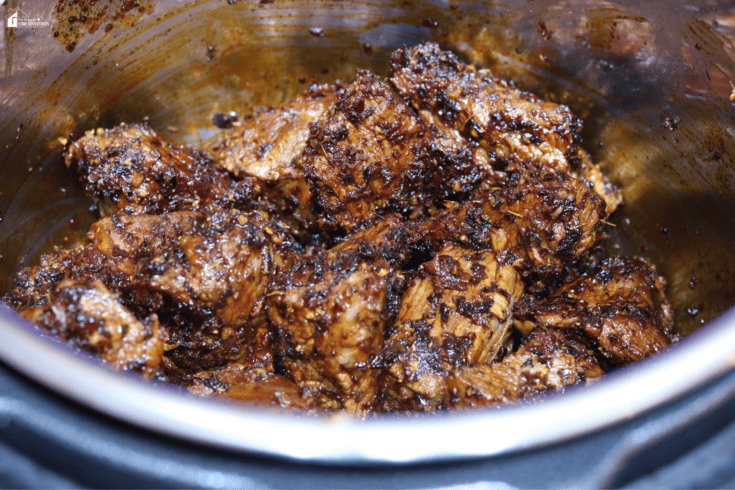 An image of Instant Pot Puerto Rican Beef Barbacoa.