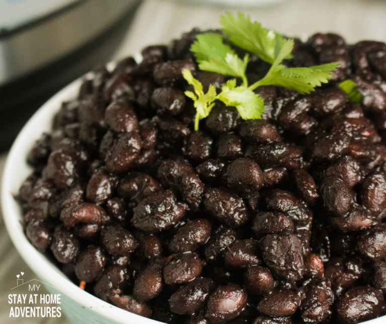 Instant Pot Black Beans / Frijoles Negros