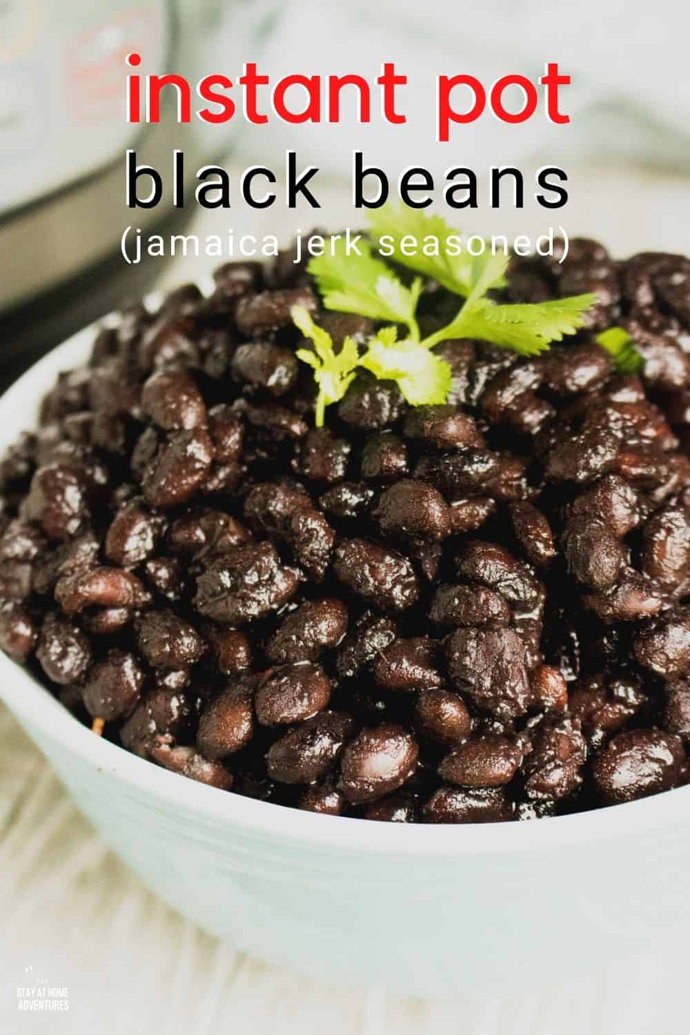 Learn how to make this mouthwatering Instant Pot Black beans full of flavor! Easy to make and super fast. Spice your dinner with this recipe. #instantpot #blackbeans via @mystayathome