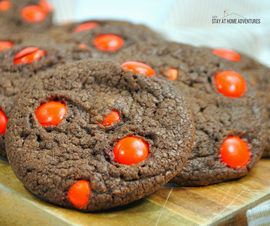 Nutella cookes - Chocolate hazelnut cookes with M&M's