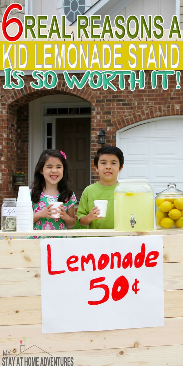 6 reasons why having a kid lemonade stand is good for them
