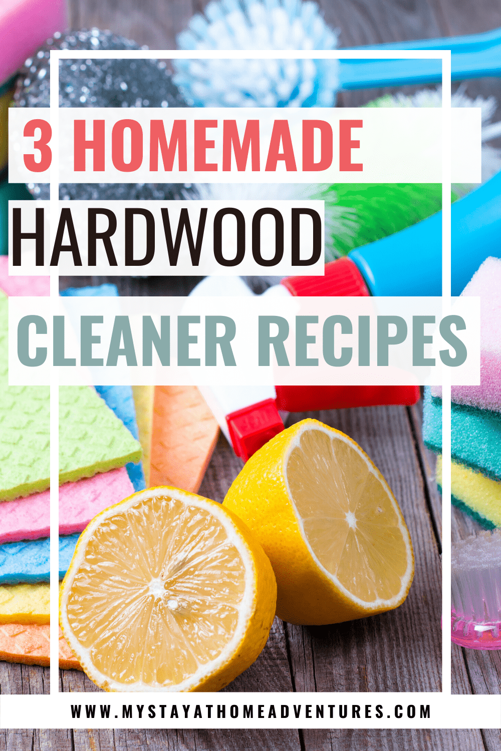 Learn how to make three homemade wood cleaner recipes and make your wood surfaces and floor shine without the use of harsh chemicals. via @mystayathome