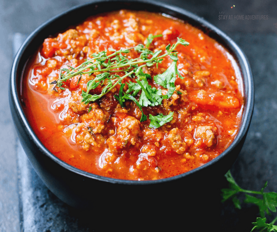 Instant Pot Spaghetti Sauce with Meat