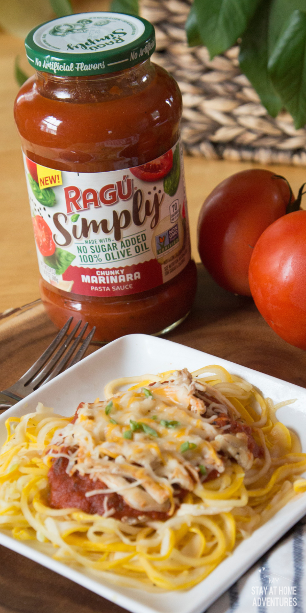 Squash Spaghetti With No Sugar Added Sauce Plus A Giveaway My Stay At Home Adventures