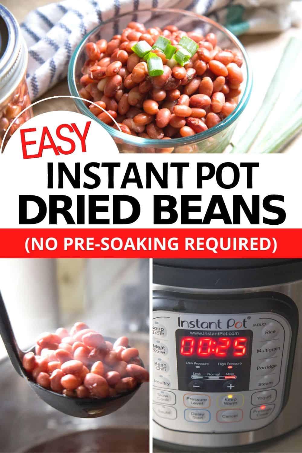 How to Make Instant Pot Dried Beans (No PreSoaking Required)