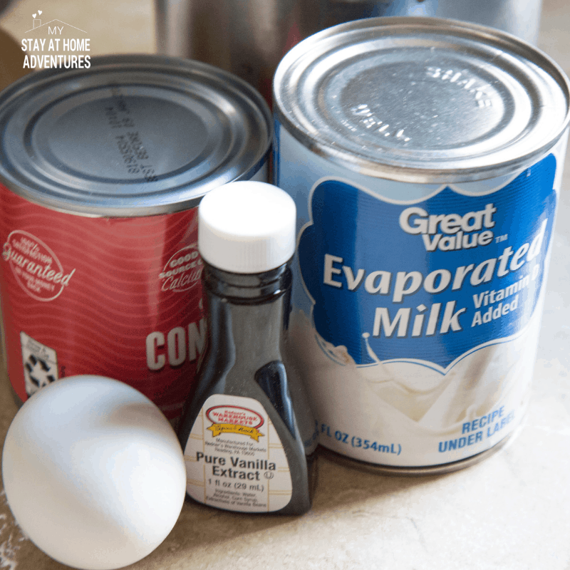 Ingredients for Instant Pot Puerto Rican Flan