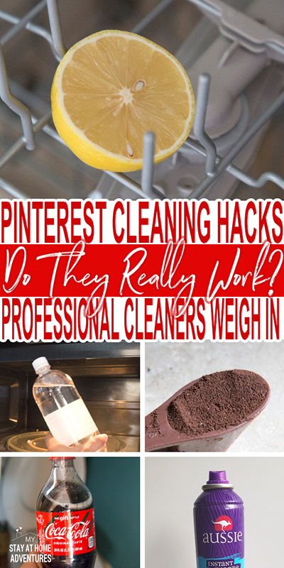 A professional cleaner tested 5 of the top Pinterest cleaning hacks to see if they work or not. Find out the results and what do use instead.