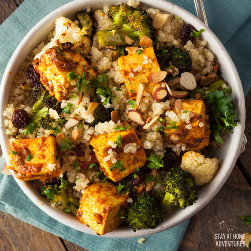 Quinoa and Tofu Bowl recipe