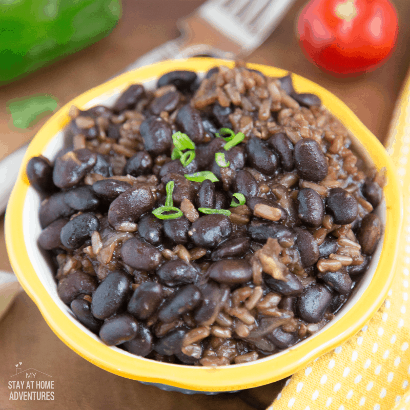 Black bean and brown rice 