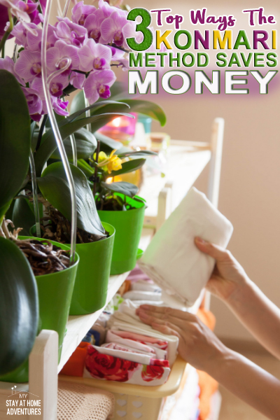 Learn the top three reason the Konmari Method saves you money and how you can start saving money today with these tips and ideas that do work.