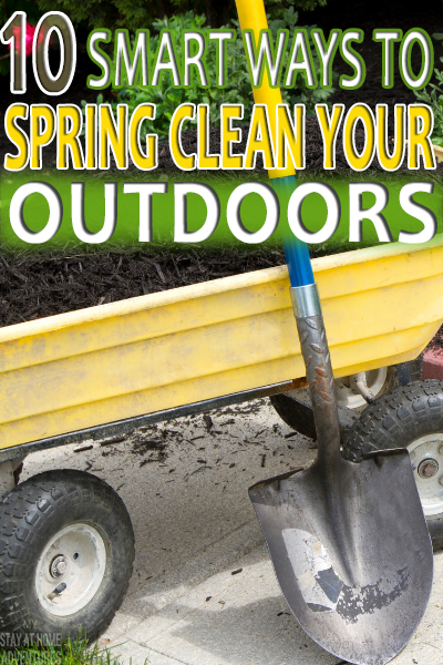 Spring cleaning is not just about indoors but outdoors as well. Learn ten tricks to spring clean your outdoor space that are effective.