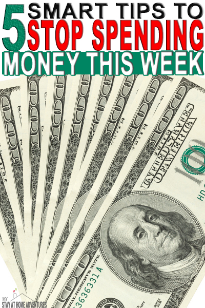 Reduce your weekly spending with these five tips to stop spending money. Learn what they are and start reducing your money spending this week.