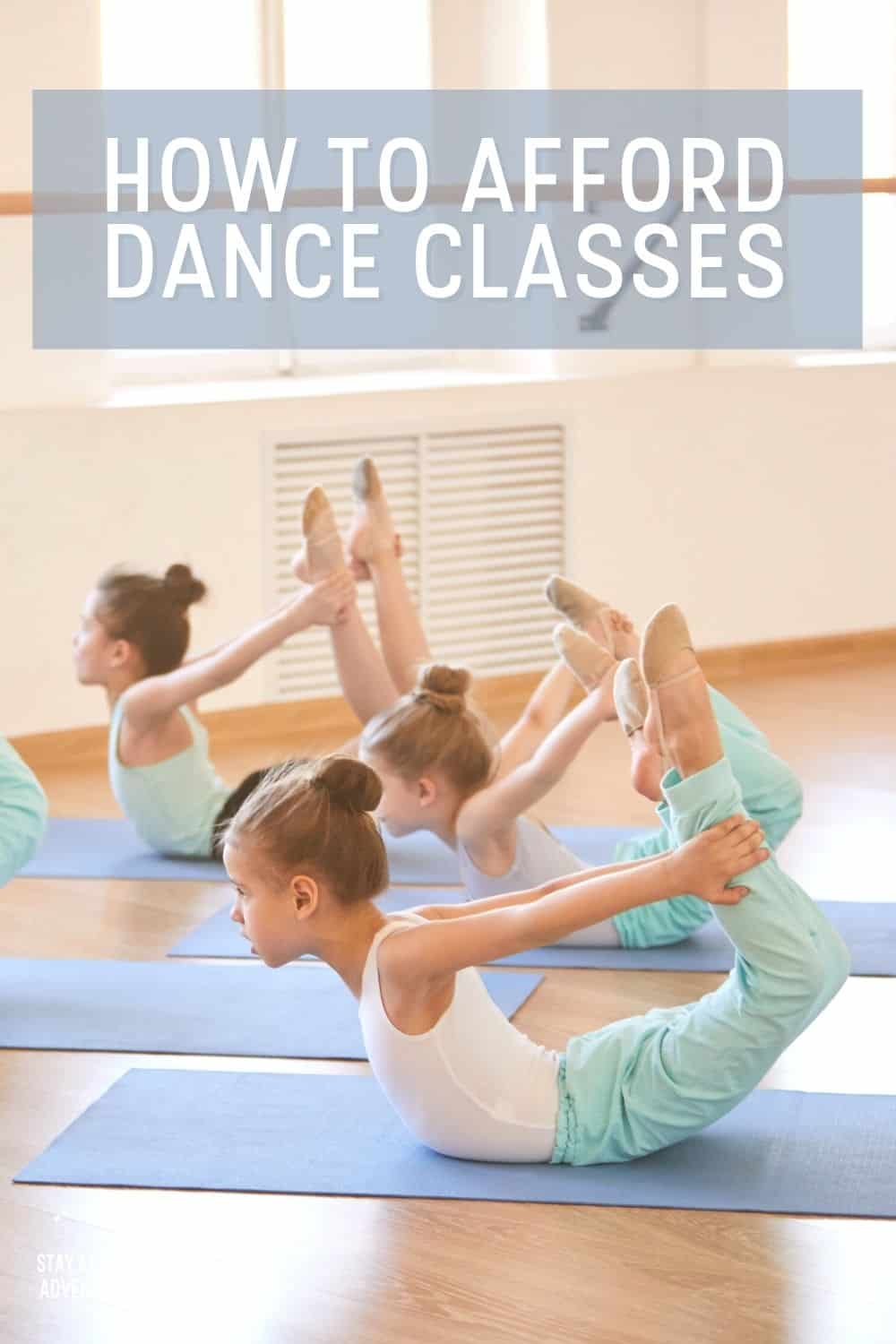 Learn how to afford dance classes with these eight budget-friendly tips. From finding aid to shopping around there are many ways to dance on a budget. #budget #dance #howto #afford #moneysavingtips via @mystayathome