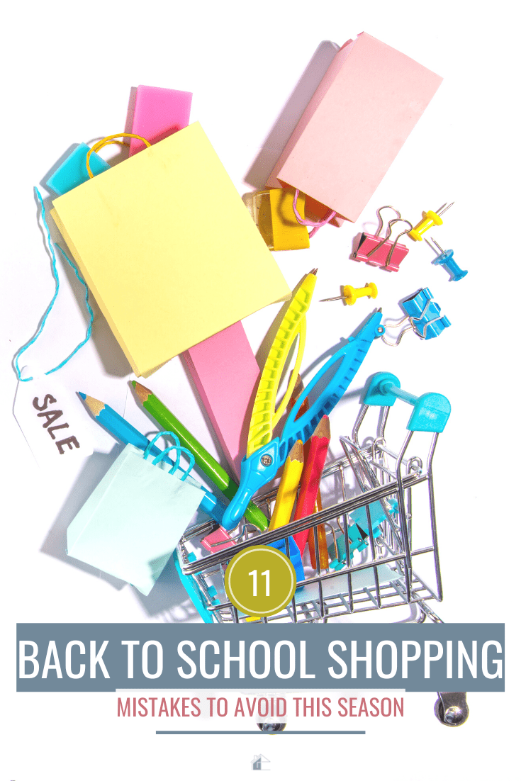 Avoid overspending your hard earned money and learn about these 11 back to school shopping mistakes to avoid this shopping season. via @mystayathome