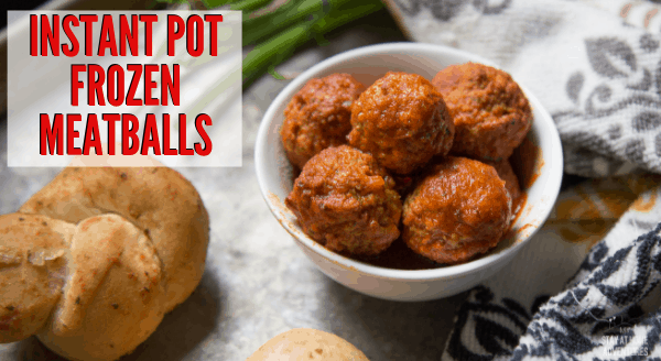 Easy & Fast Instant Pot Frozen Meatballs Recipe (3-Ingredients)