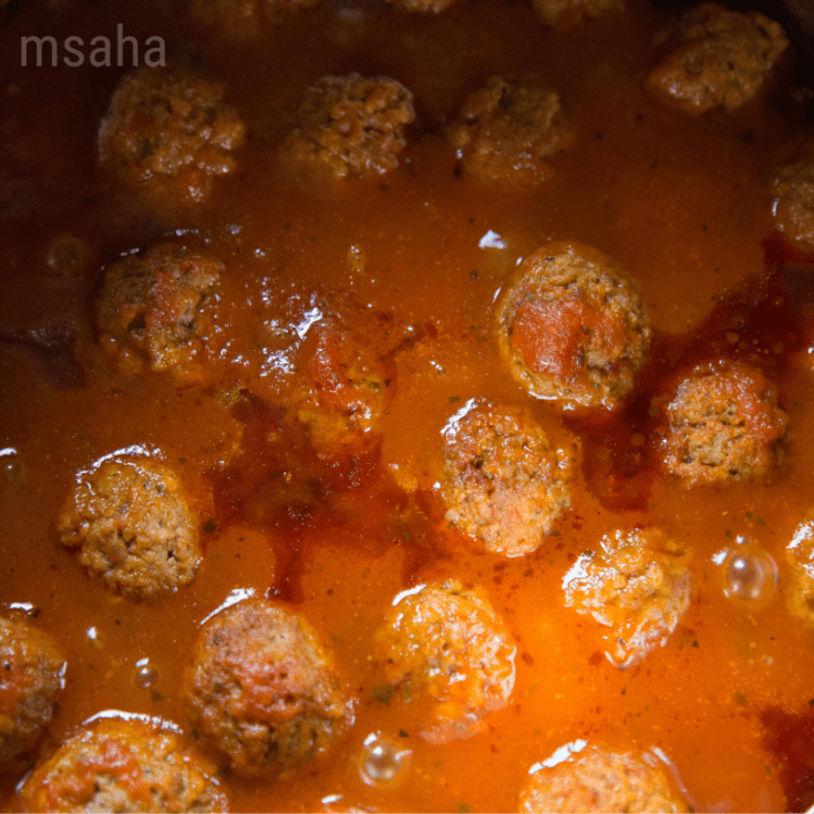 Easy & Fast Instant Pot Frozen Meatballs Recipe (3Ingredients)