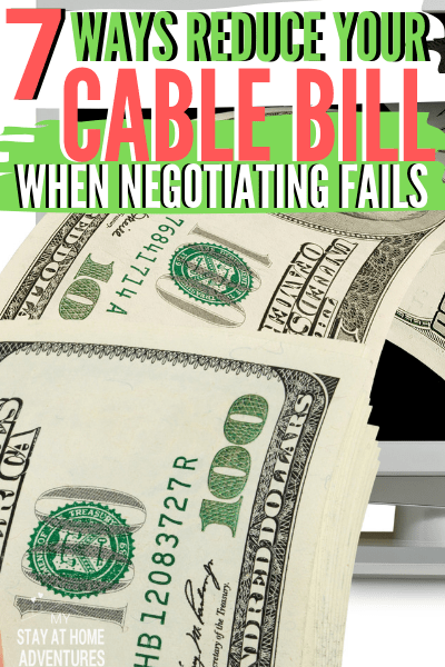 You called the cable company to negotiate the bill but it didn't work. Learn how to lower it your bill when negotiating fails with these tips that work.