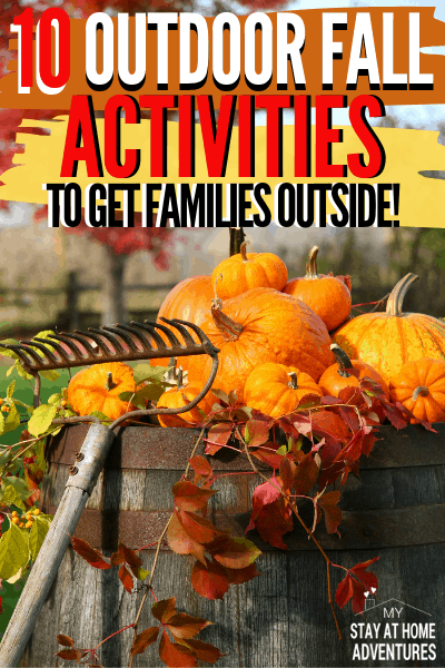 Learn ten frugal outdoor fall activities to get families outside.