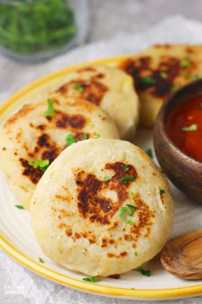 photo of pupusas