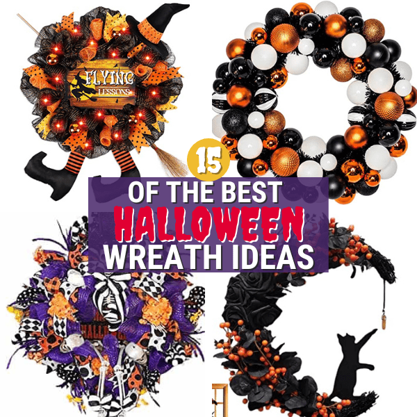 The Best Halloween Wreath Ideas For Non-Crafters!