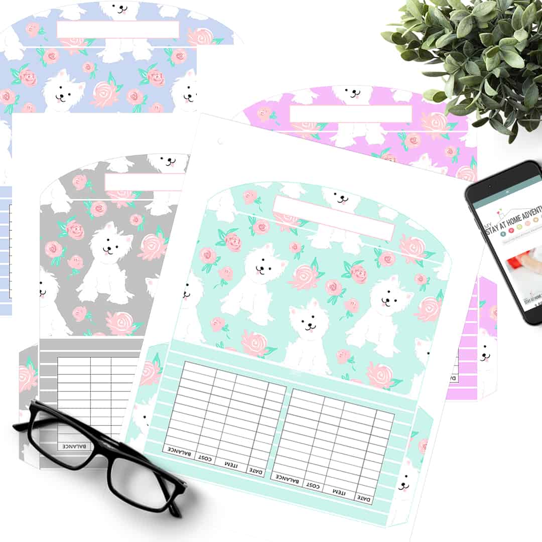 Puppy Love Cash Envelope set store ad