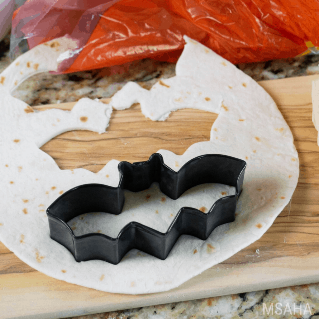 bat shaped tortillas