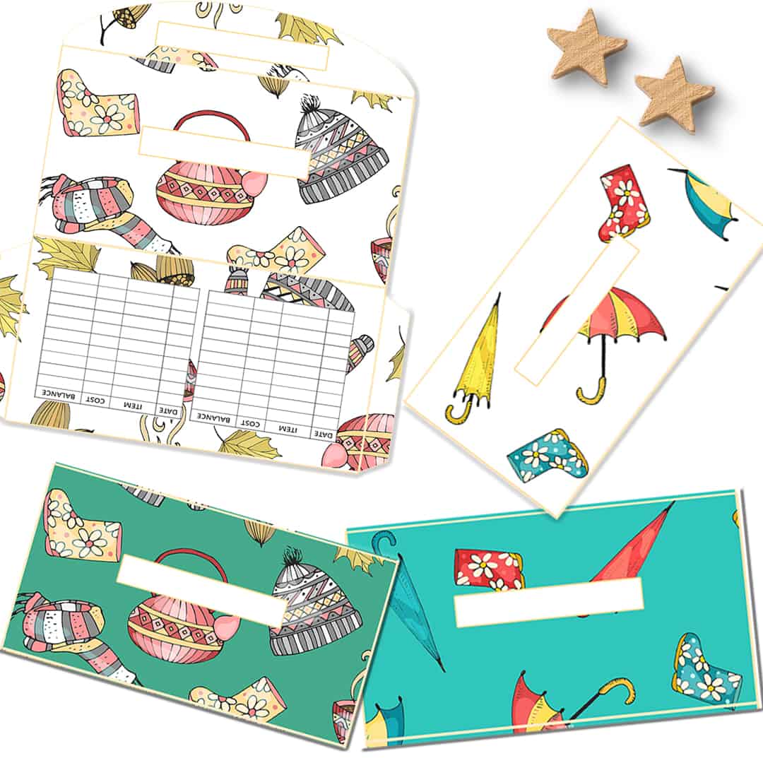 November Autumn Cash Envelopes Set Ad