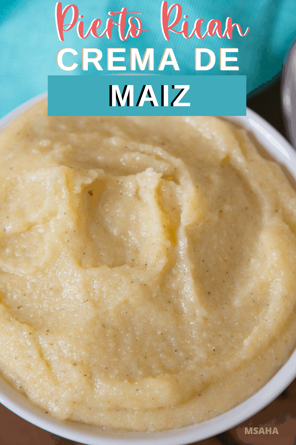 When it comes to Puerto Rican breakfast, Crema de Maiz is one of my favorite childhood cornmeal cereal recipes. Learn how you can make this delicious recipe. #puertoricanfood #puertoricanrecipe #puertoricanbreakfast via @mystayathome