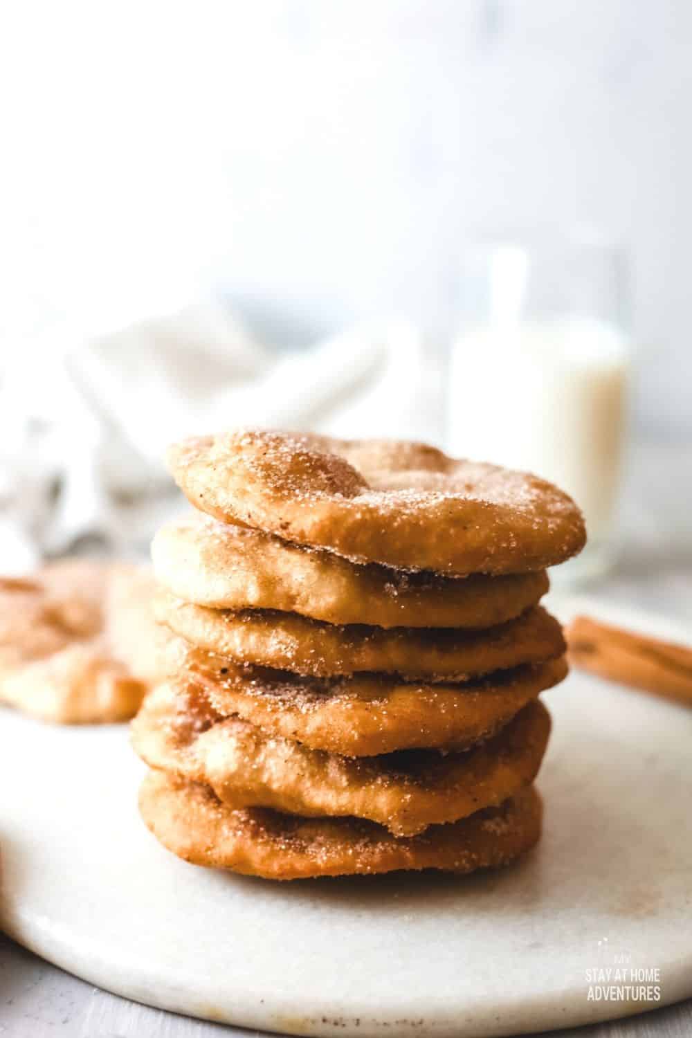 Delicious and budget-friendly Mexican Buñuelos recipe is great for the holiday season and so easy to make. Learn how to create this Buñuelos today. via @mystayathome