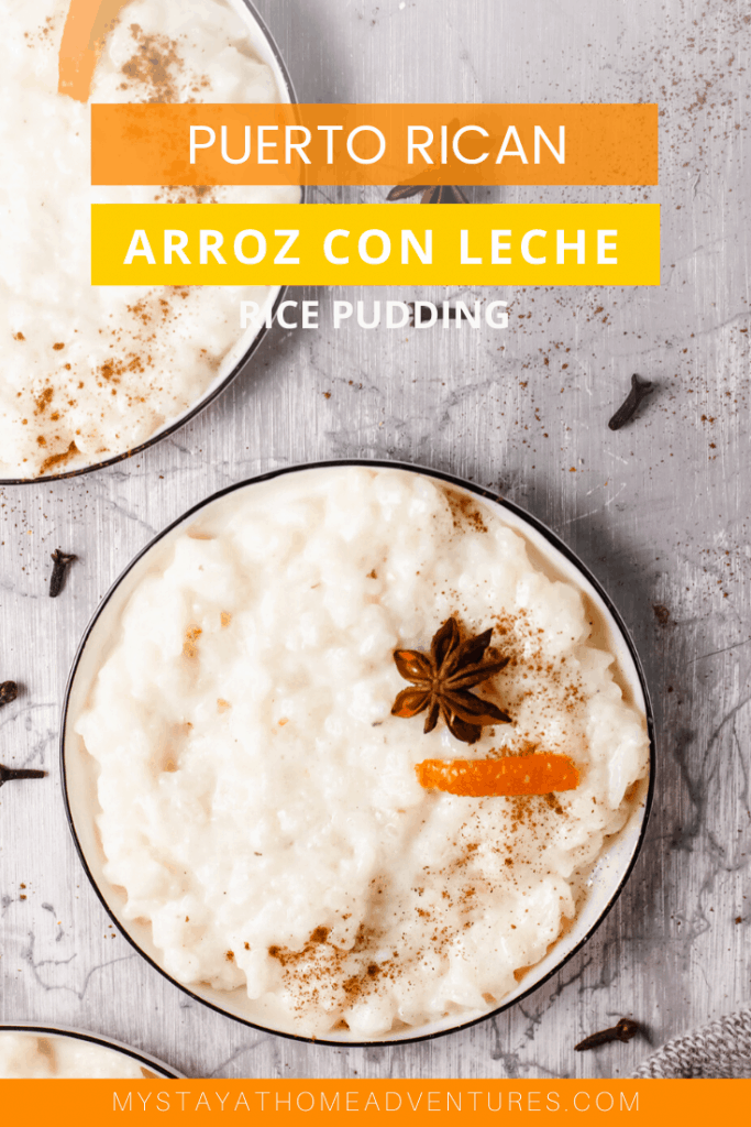 Arroz con leche plated