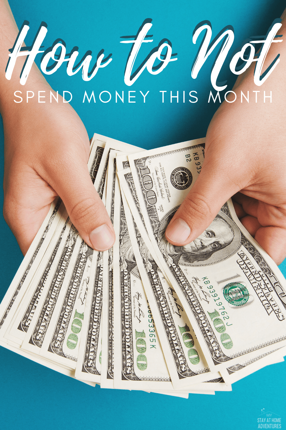 Learn 8 tips to help you not spend money this month and how they helped us save thousands. Start following them and start seeing results! via @mystayathome