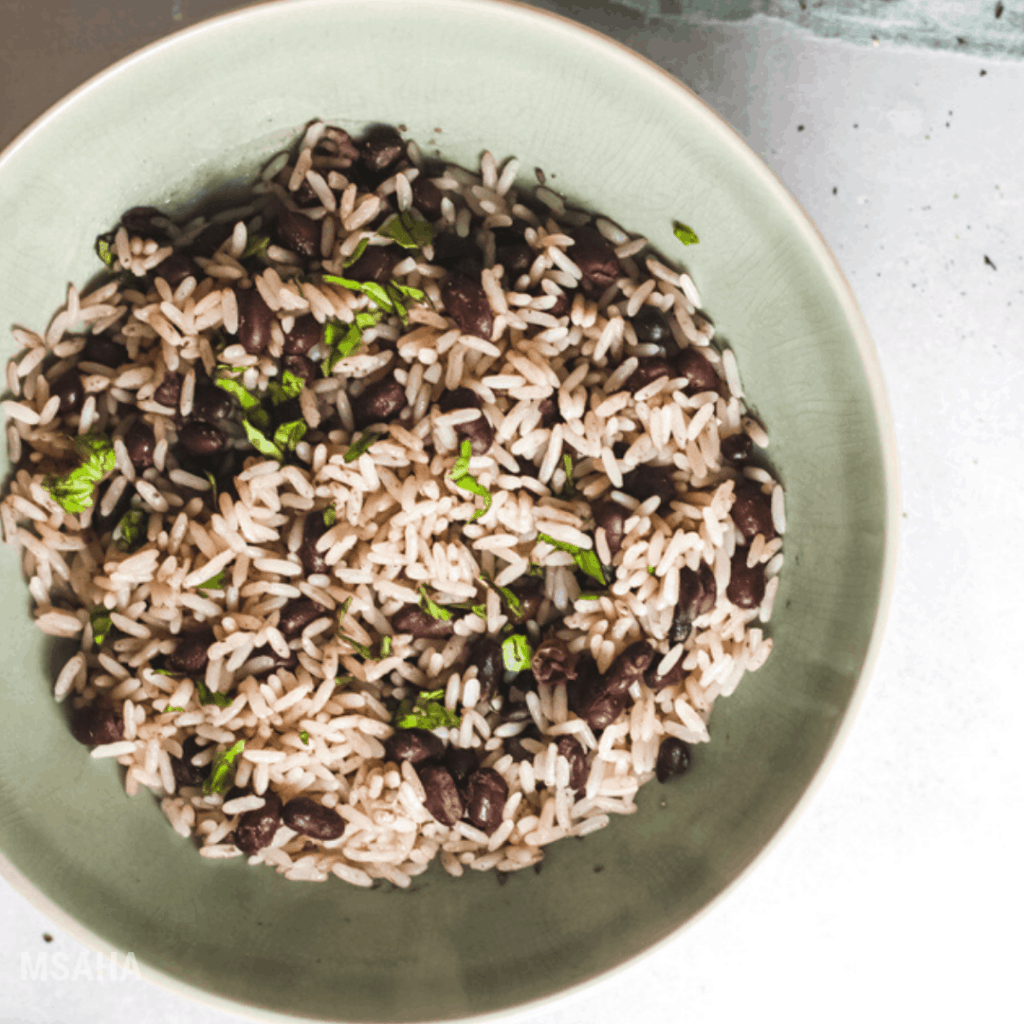 Gallo Pinto is a traditional Costa Rican and Nicaragua recipe made with cooked rice and beans. Easy to make and freezer-friendly recipe.