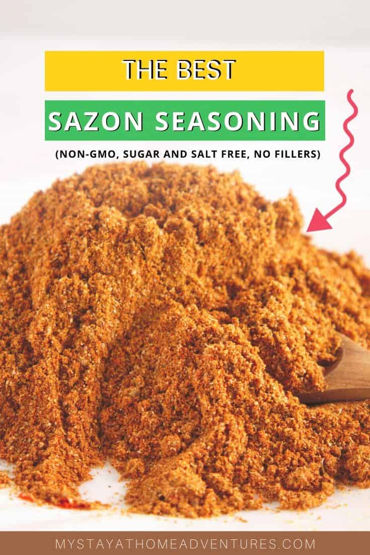 Those little packs of a famous brand sazon mix are great for adding flavor to your Latin recipes. This Sazon seasoning recipe MSG-free, gluten-free, filler ingredient free, and salt and sugar-free. via @mystayathome