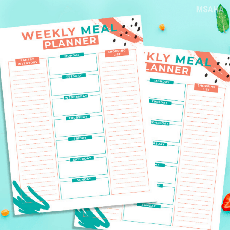 Meal Planning Printables