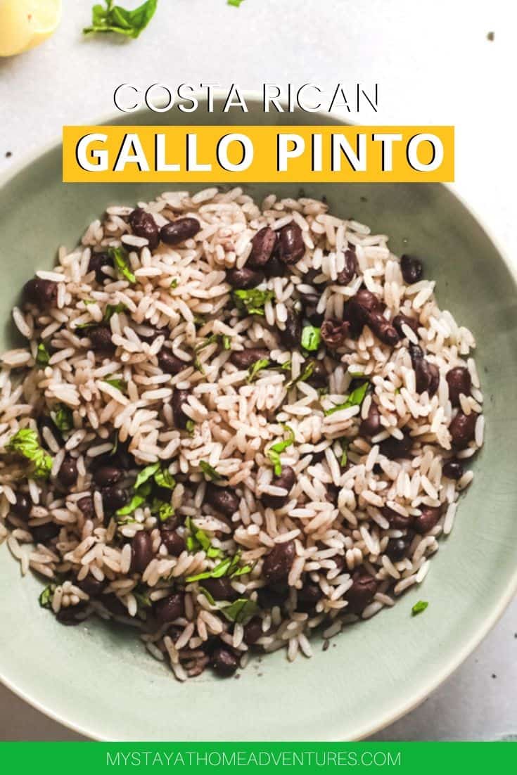 Gallo Pinto is a traditional Costa Rican and Nicaragua recipe made with cooked rice and beans. Easy to make and freezer-friendly recipe. #recipe #latinrecipe #easyrecipe #ricerecipe via @mystayathome