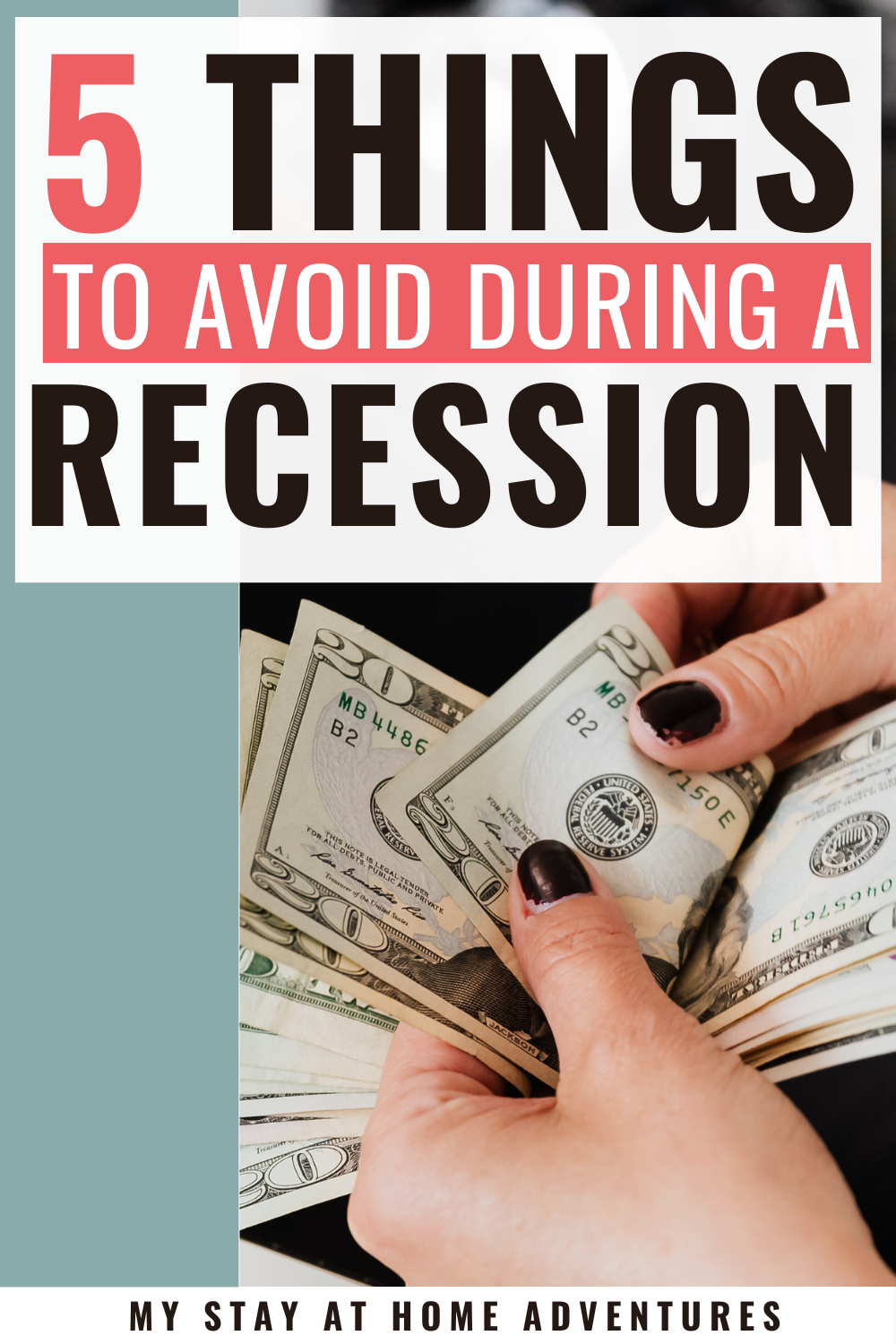 Find out what you should avoid during a recession and how to protect your family's financial future. via @mystayathome