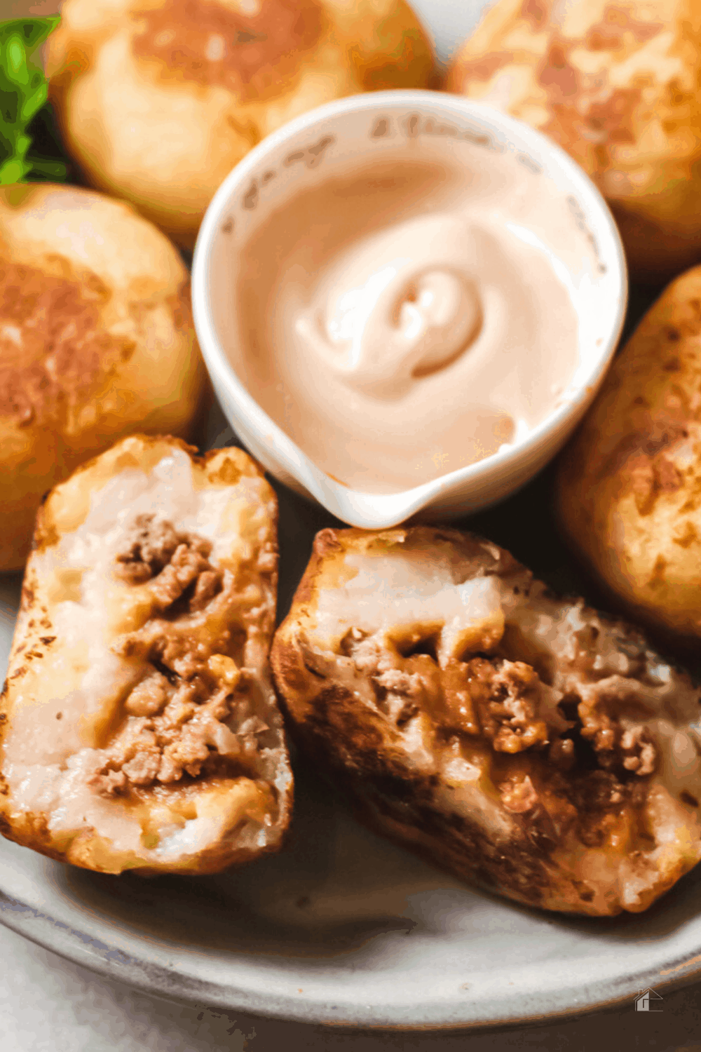 Rellenos de papa, stuffed mashed potato, is a fried crispy potato ball filled with ground beef (picadillo) that you are going to love! via @mystayathome