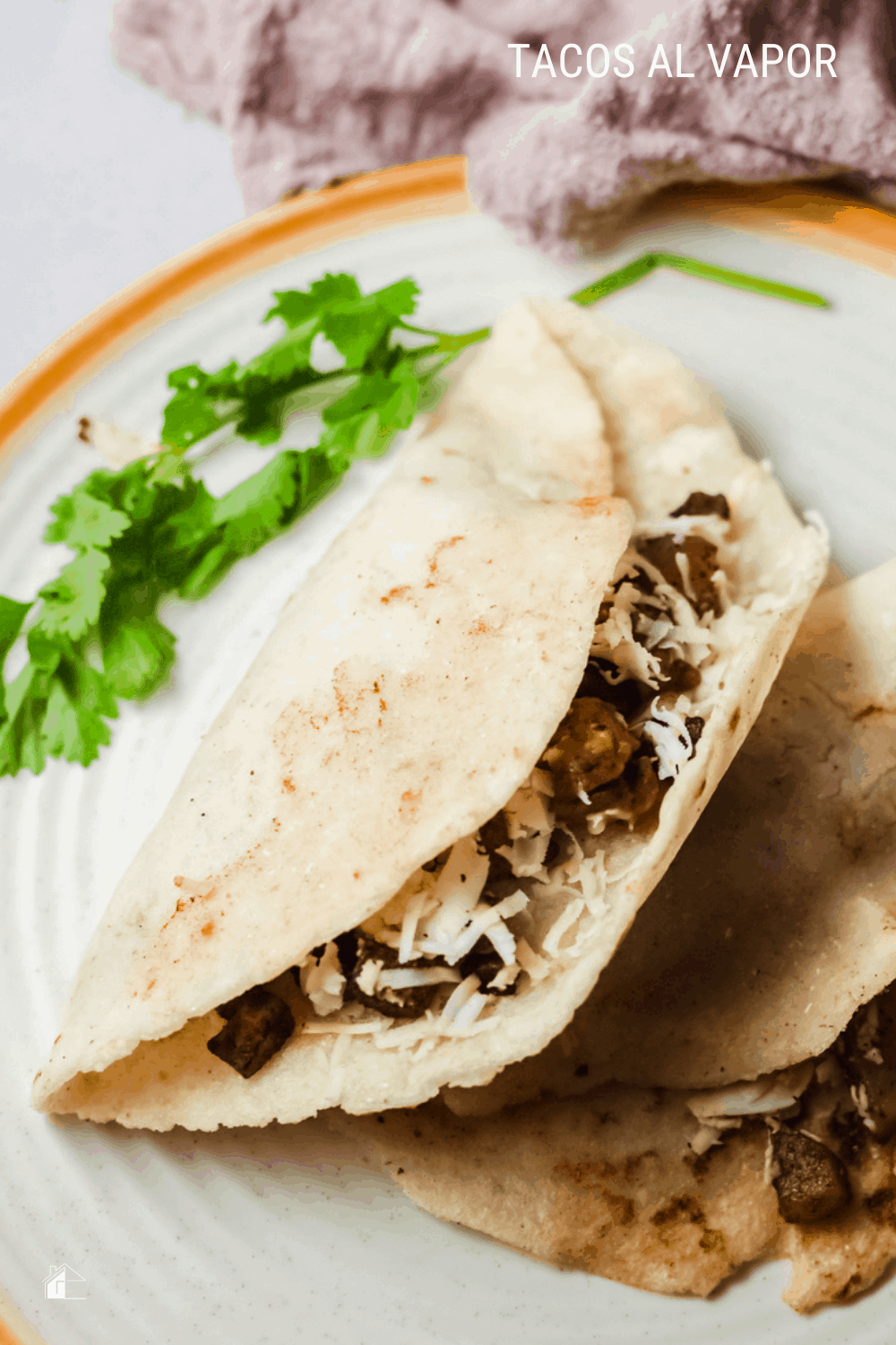 Delicious tacos al vapor or steamed tacos are popular with street vendors. Create your own version of tacos al vapor in your home. via @mystayathome