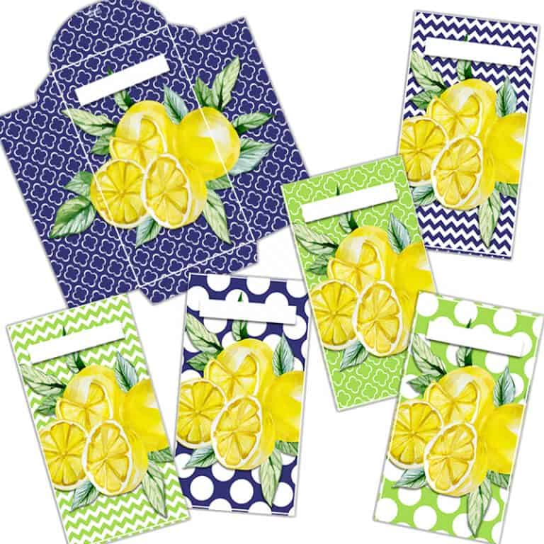 Yellow Lemon Cash Envelopes