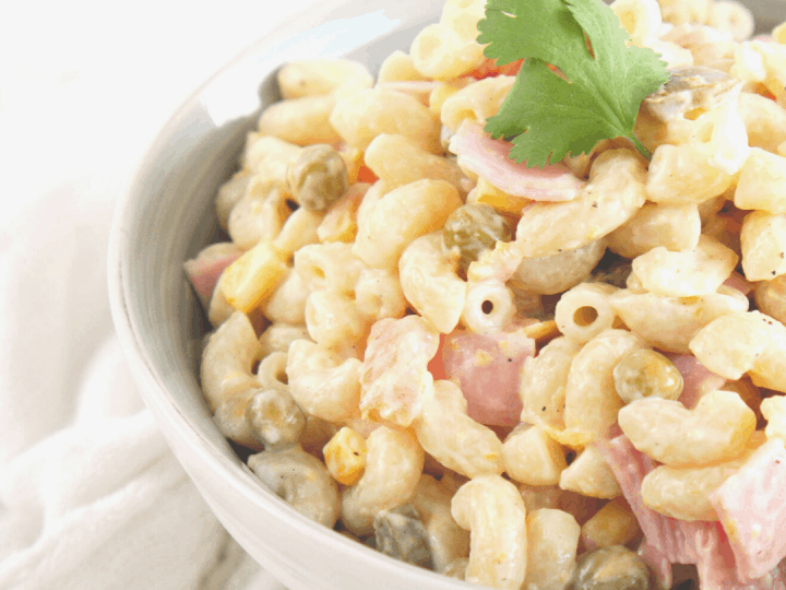 The Best Mexican Macaroni Ham Salad Recipe