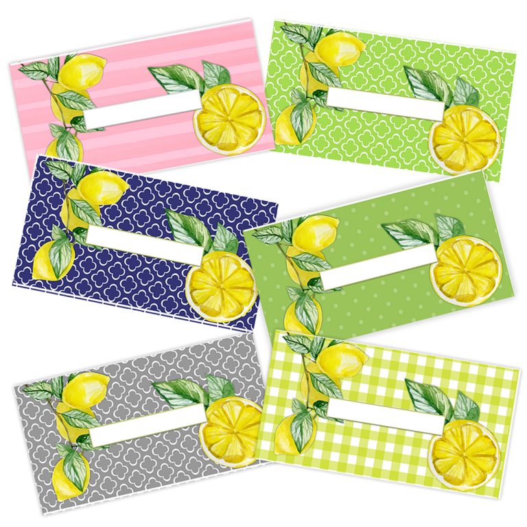 Lemon Cash Envelopes