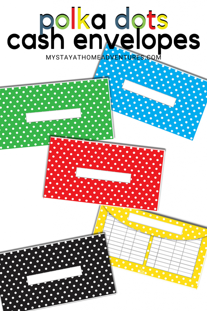 photo of polka dots cash envelopes