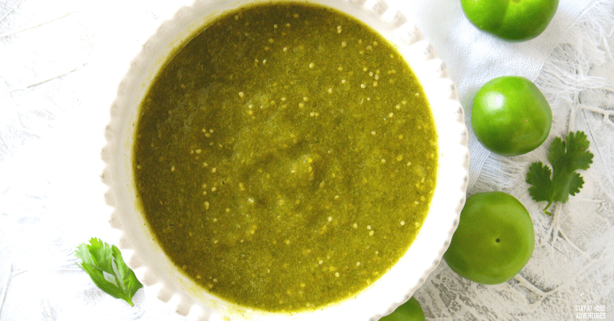 Simple Homemade Salsa Verde Recipe (Using an Air Fryer)