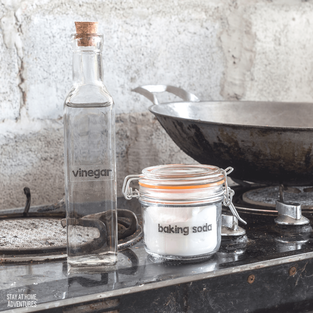 How to Clean Bakedon Grease on Stove * My Stay At Home Adventures