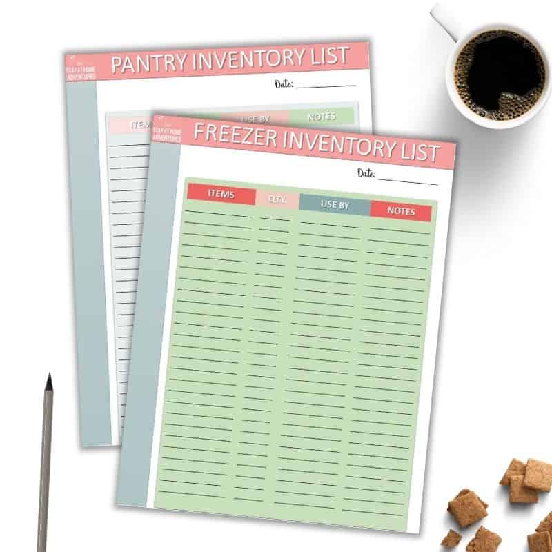 Printables to help you start your 30-day stockpile