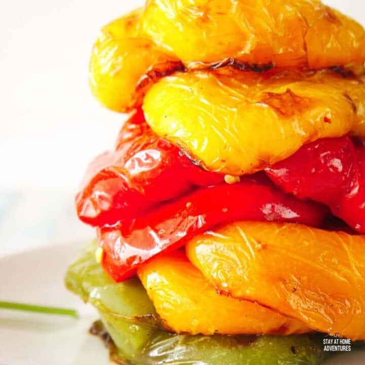 Roast Bell Peppers in the Air Fryer Recipe