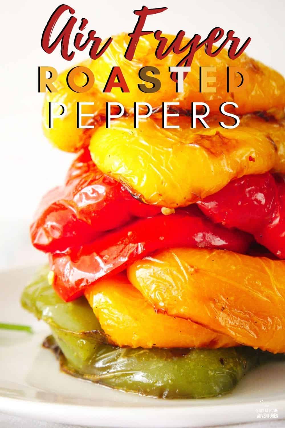 Learn how to roast bell peppers using an air fryer with these techniques. Use them to make hummus, salads, soups, sauces, or snacks. via @mystayathome